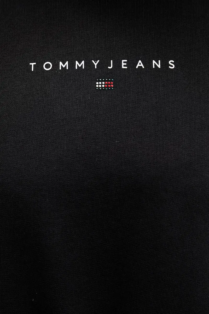 felpa in cotone donna colore nero con cappuccio DW0DW21607 miniatura 5