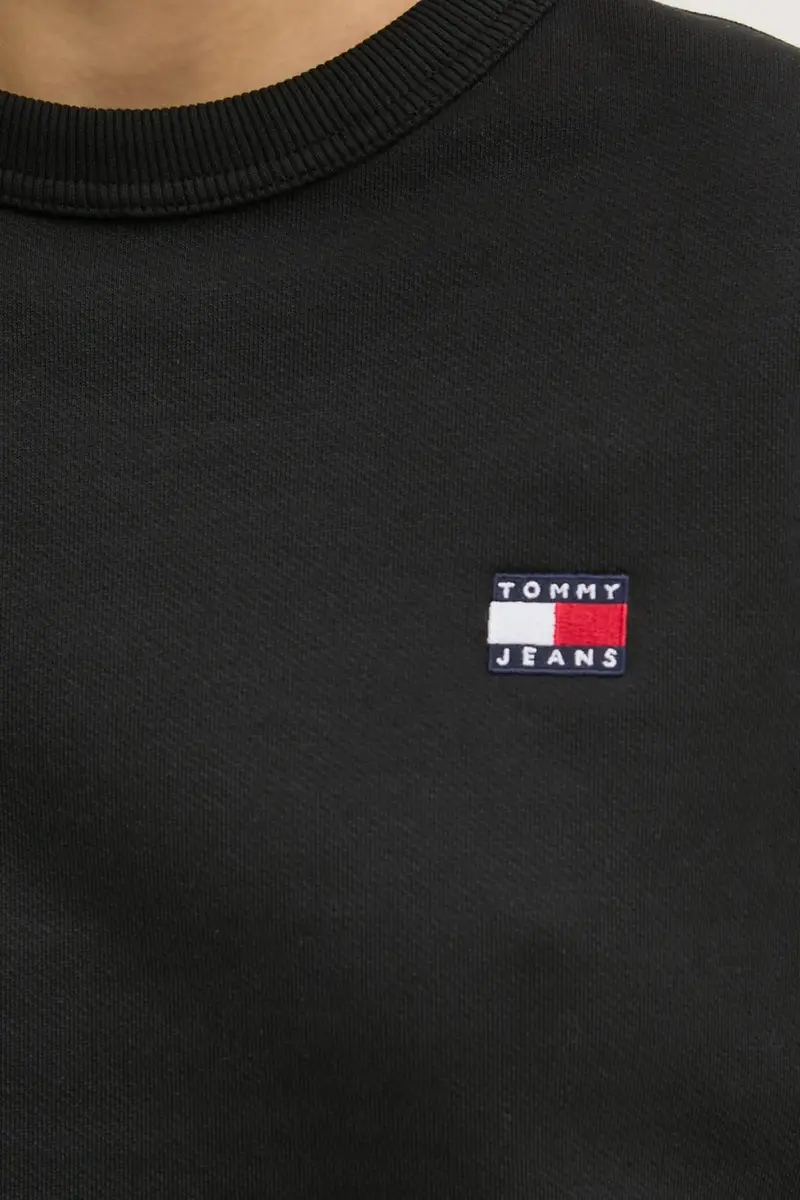 felpa in cotone donna colore nero DW0DW19408 miniatura 5