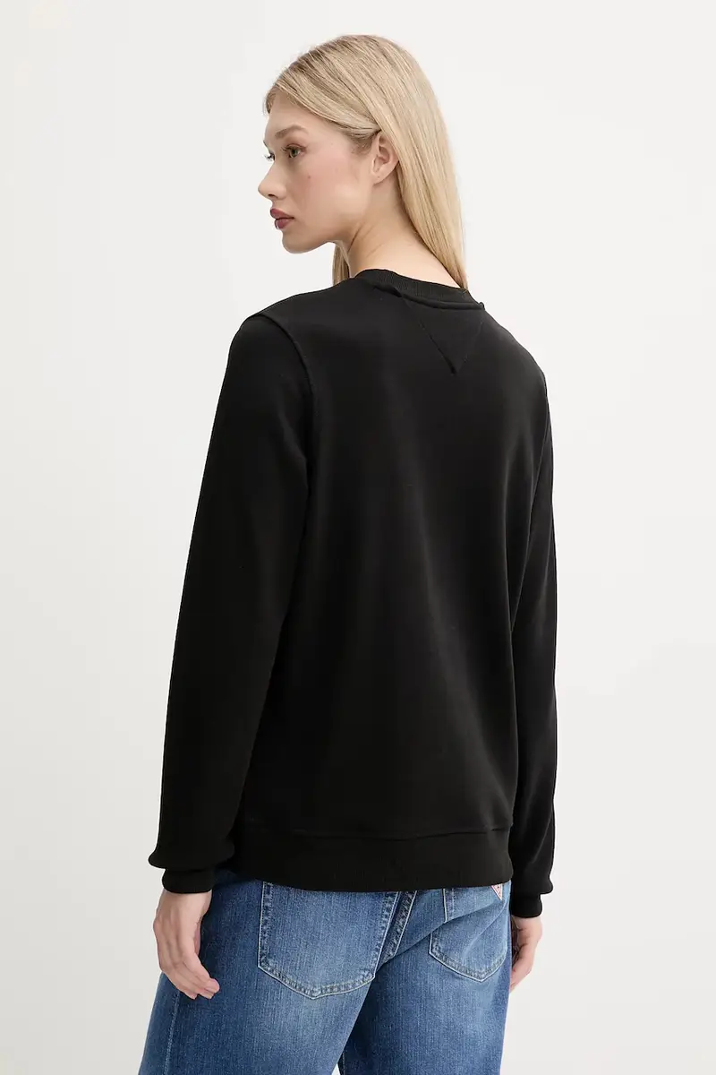 felpa in cotone donna colore nero DW0DW20942 miniatura 3