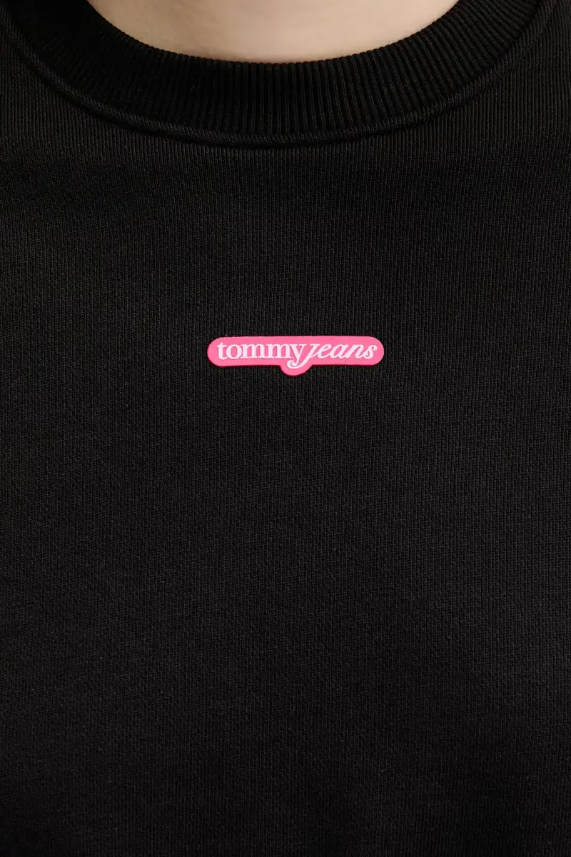 felpa in cotone donna colore nero DW0DW20947 miniatura 5