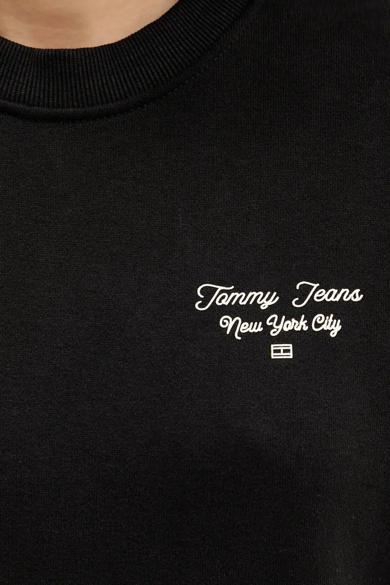 felpa in cotone donna colore nero DW0DW21960 miniatura 5