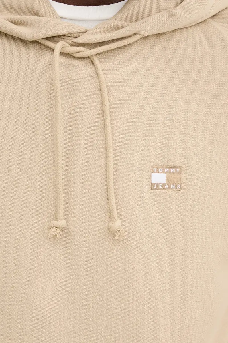 felpa in cotone uomo colore beige con cappuccio DM0DM20258 miniatura 4