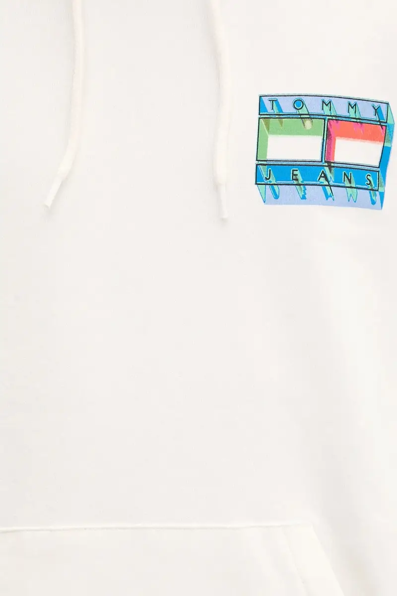 felpa in cotone uomo colore beige con cappuccio DM0DM22077 miniatura 5