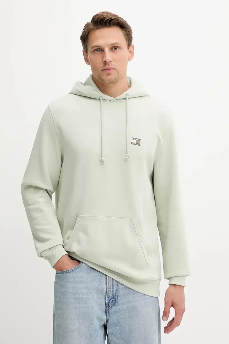 felpa in cotone uomo colore beige DM0DM20258 Verde