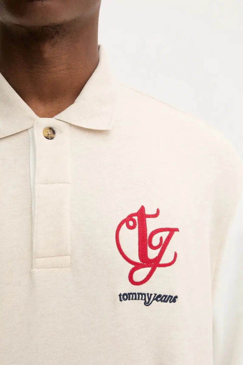 felpa in cotone uomo colore beige DM0DM21800 miniatura 4