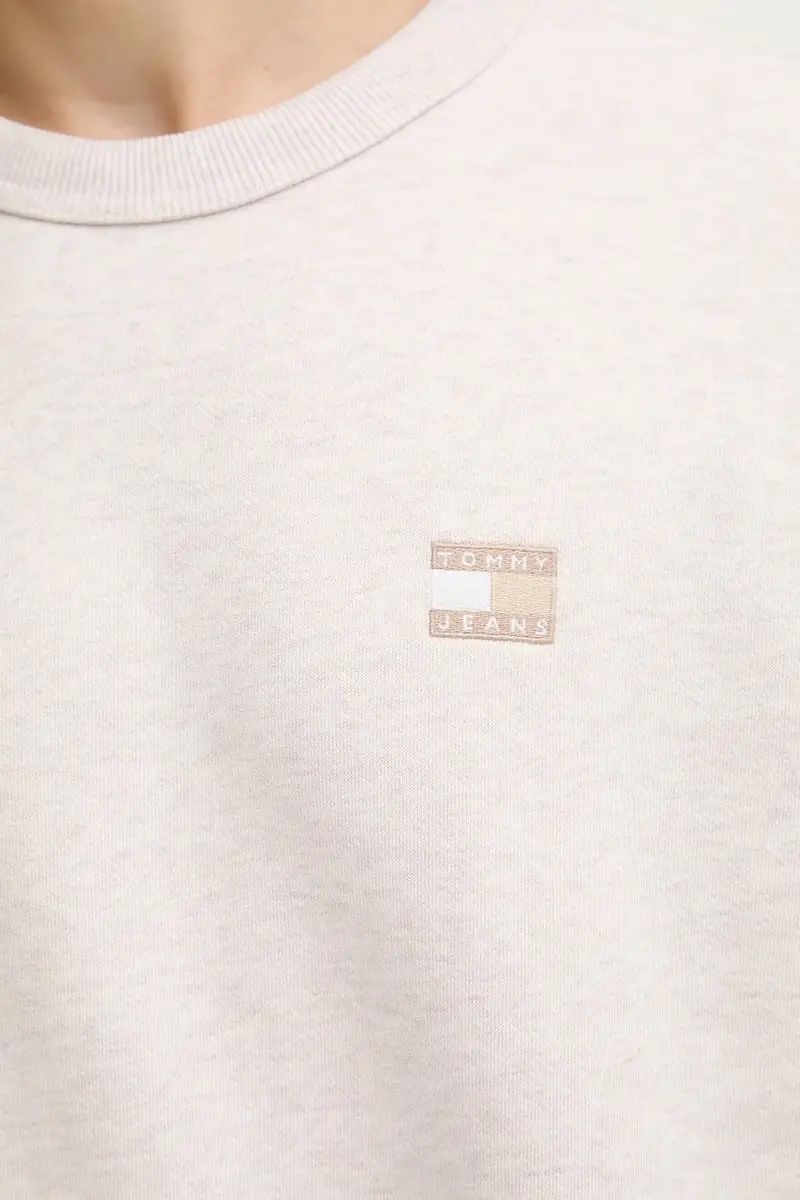 felpa in cotone uomo colore beige DM0DM21921 miniatura 4