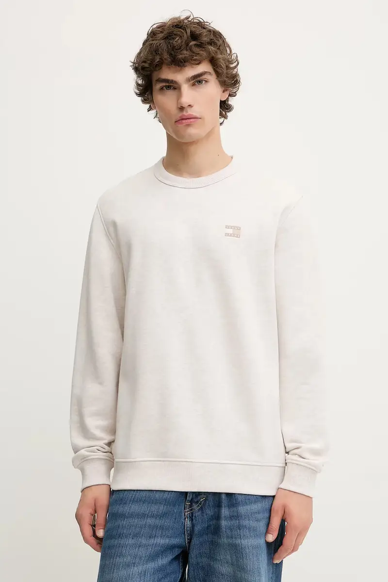 felpa in cotone uomo colore beige DM0DM21921