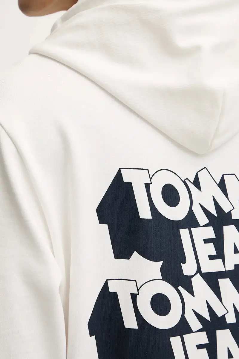 felpa in cotone uomo colore bianco con cappuccio DM0DM21625 miniatura 5