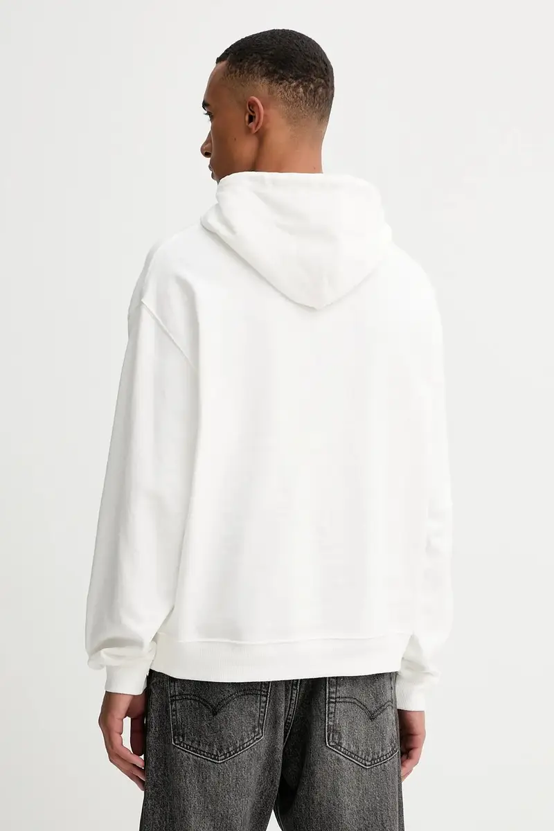 felpa in cotone uomo colore bianco con cappuccio DM0DM22082 miniatura 3