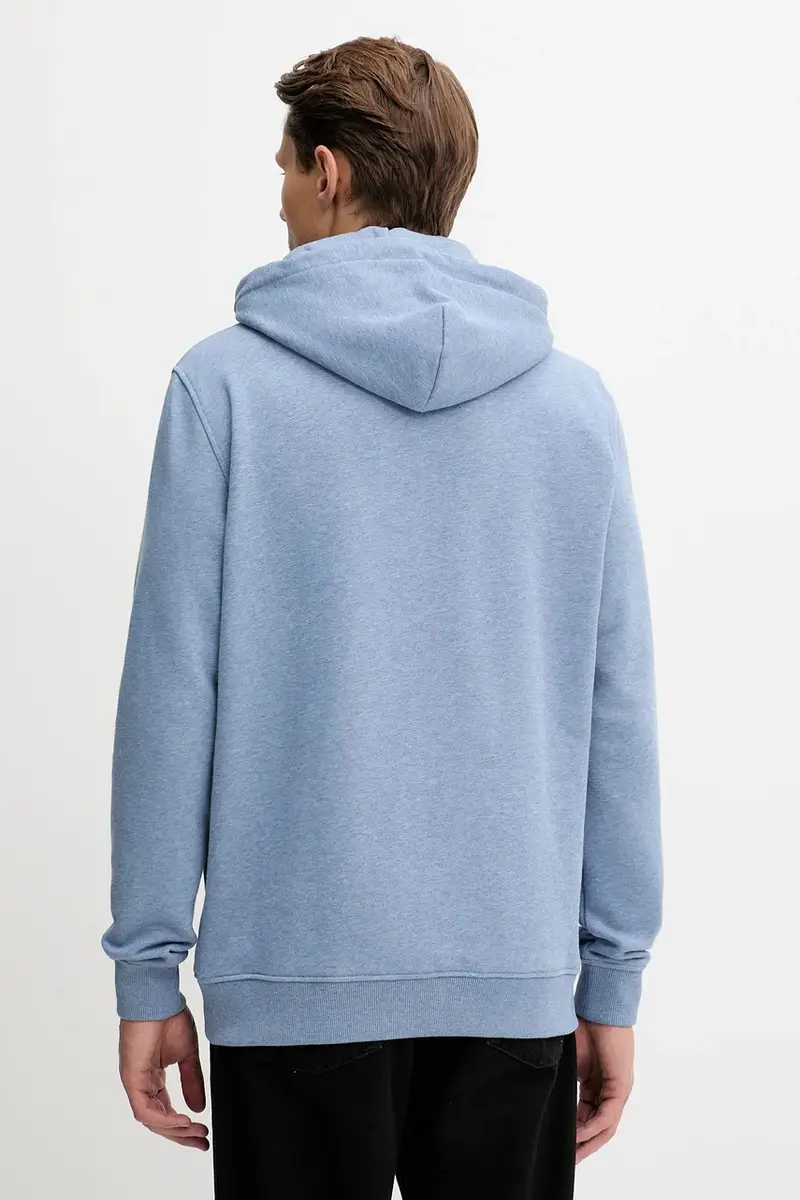 felpa in cotone uomo colore blu con cappuccio DM0DM21922 miniatura 2