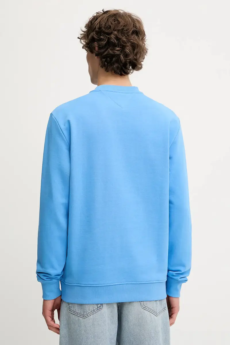 felpa in cotone uomo colore blu DM0DM21640 miniatura 2