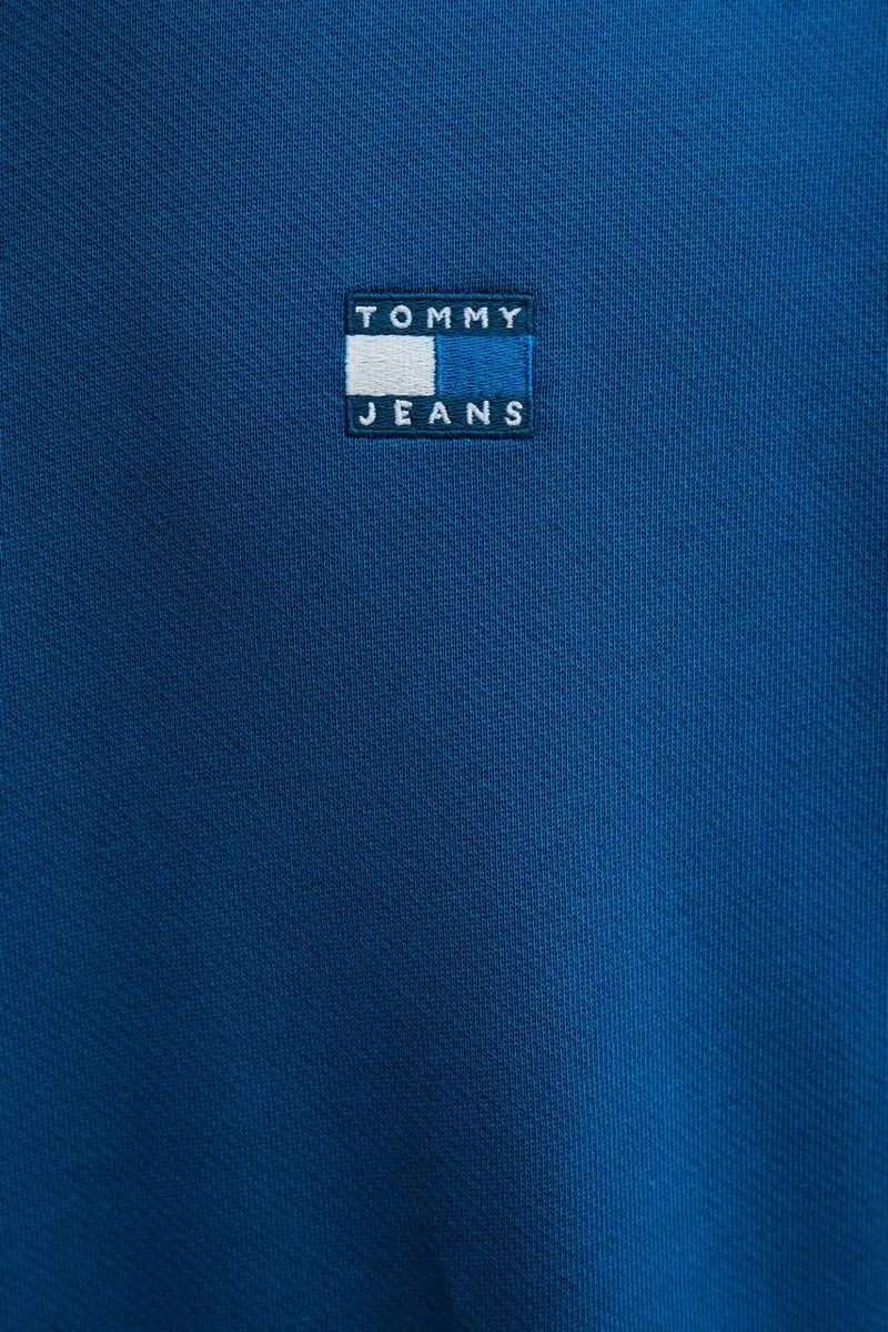 felpa in cotone uomo colore blu navy con applicazione DM0DM20660 miniatura 5