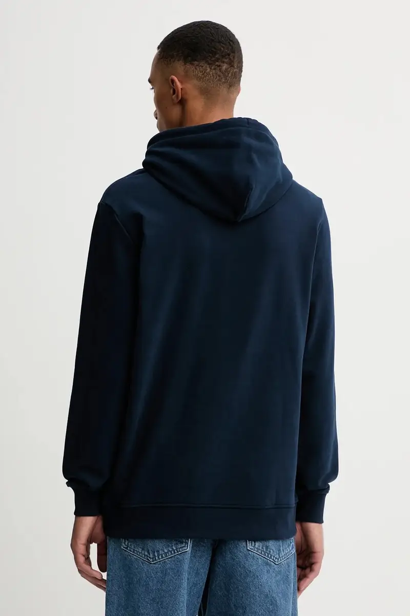 felpa in cotone uomo colore blu navy con cappuccio DM0DM22092 miniatura 3