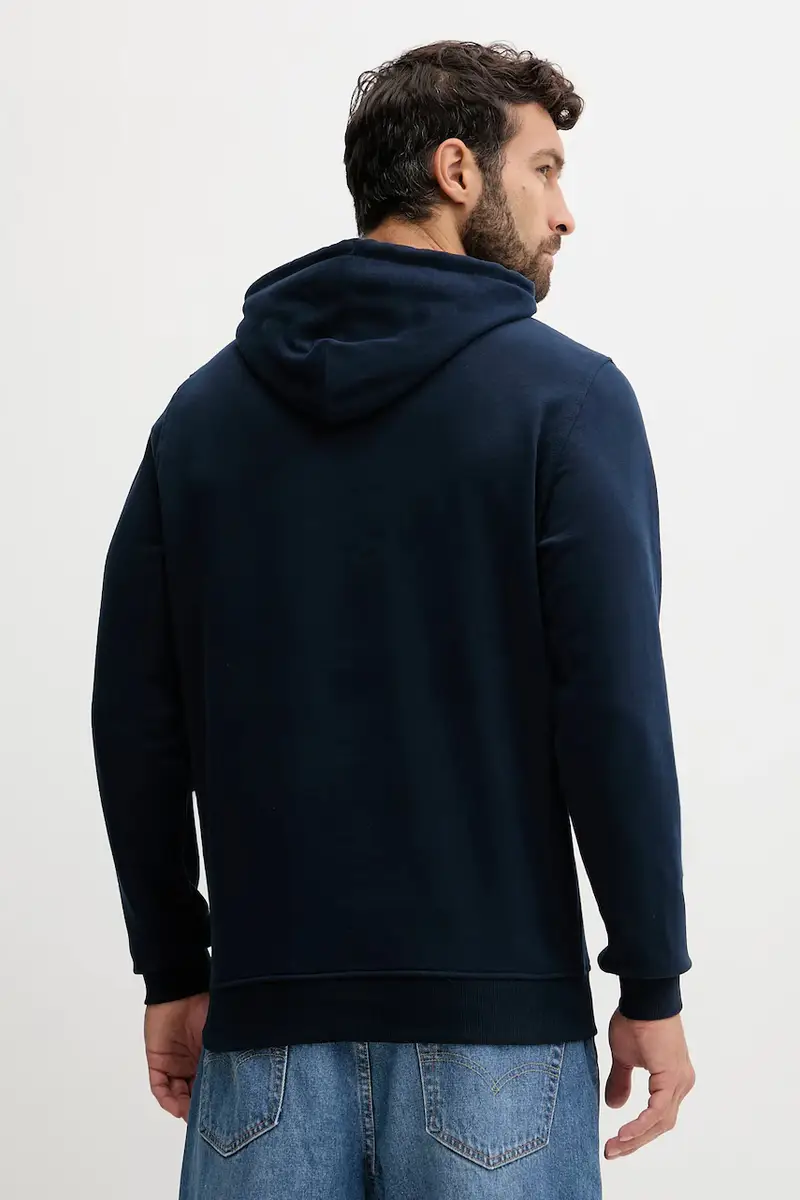 felpa in cotone uomo colore blu navy con cappuccio DM0DM22113 miniatura 2