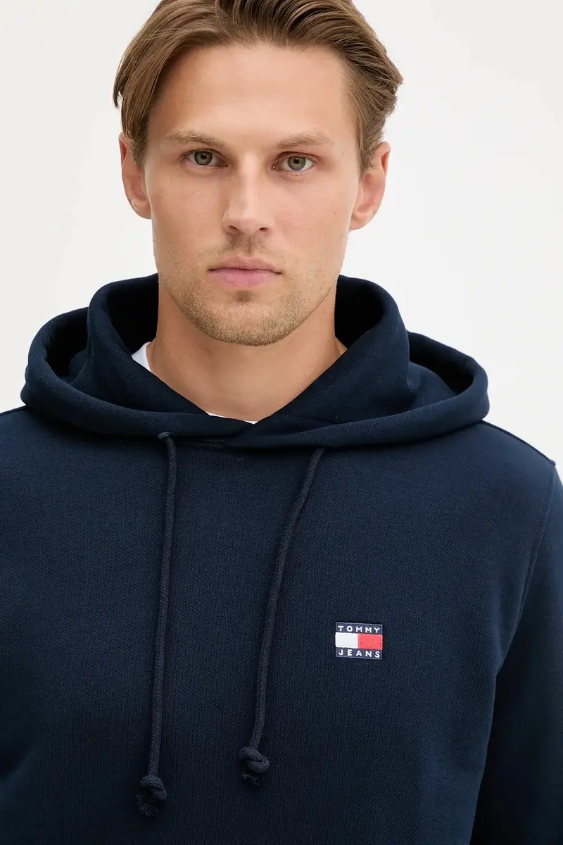 felpa in cotone uomo colore blu navy DM0DM20258 miniatura 4