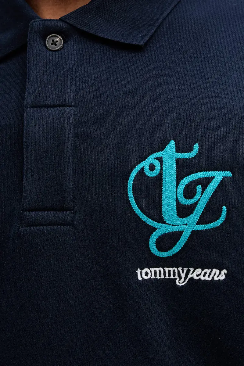 felpa in cotone uomo colore blu navy DM0DM21800 miniatura 5