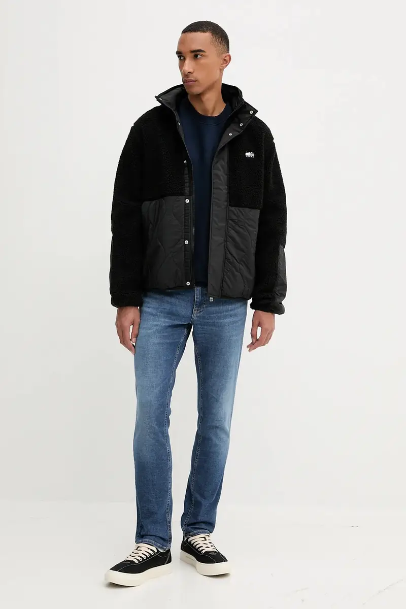 felpa in cotone uomo colore blu navy DM0DM22081 miniatura 2