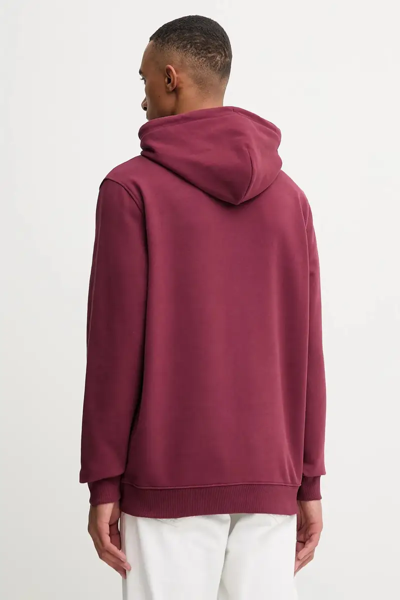 felpa in cotone uomo colore granata con cappuccio DM0DM22086 miniatura 3