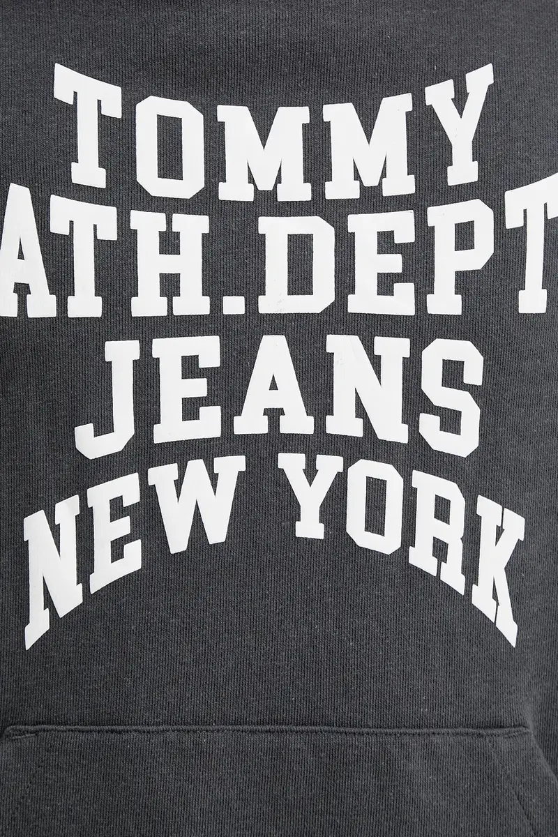 felpa in cotone uomo colore grigio con cappuccio DM0DM22082 miniatura 5