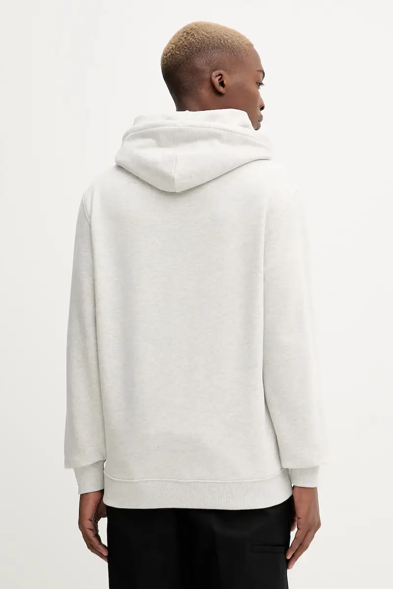 felpa in cotone uomo colore grigio con cappuccio DM0DM22086 miniatura 3