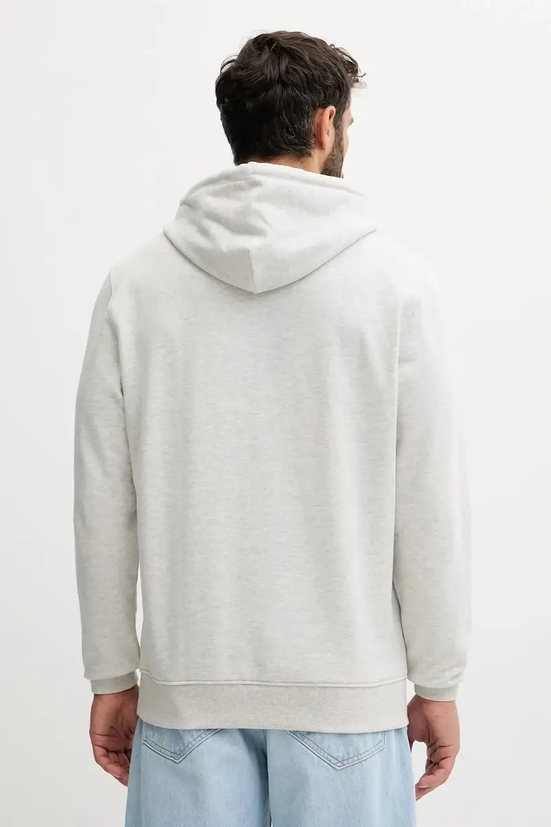 felpa in cotone uomo colore grigio con cappuccio DM0DM22113 miniatura 2