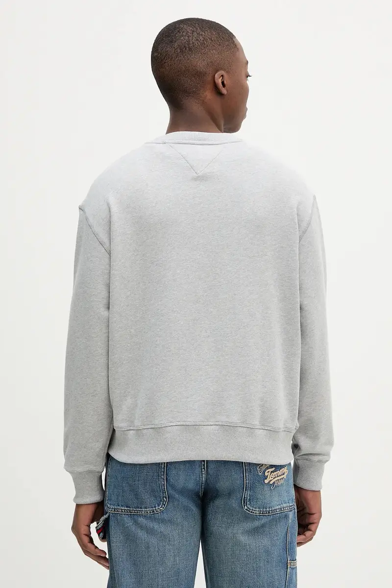 felpa in cotone uomo colore grigio DM0DM21614 miniatura 2