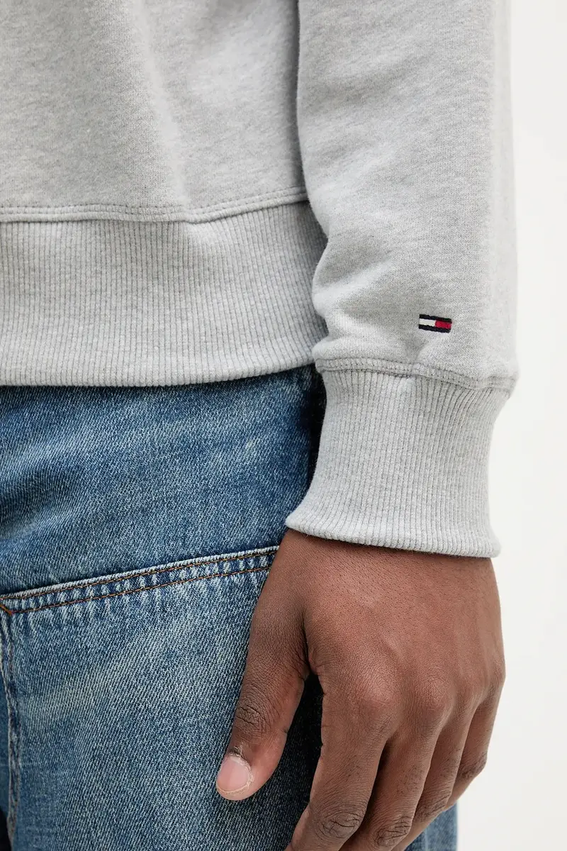 felpa in cotone uomo colore grigio DM0DM21614 miniatura 5