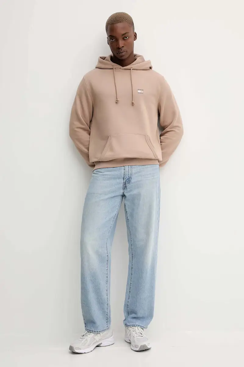 felpa in cotone uomo colore marrone DM0DM20258 miniatura 2