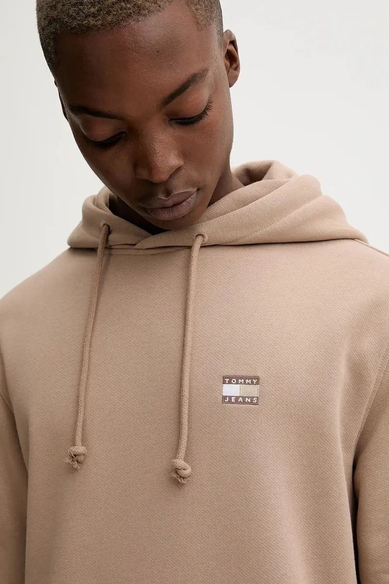 felpa in cotone uomo colore marrone DM0DM20258 miniatura 4