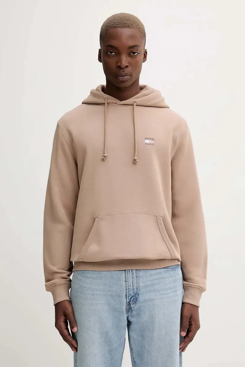 felpa in cotone uomo colore marrone DM0DM20258