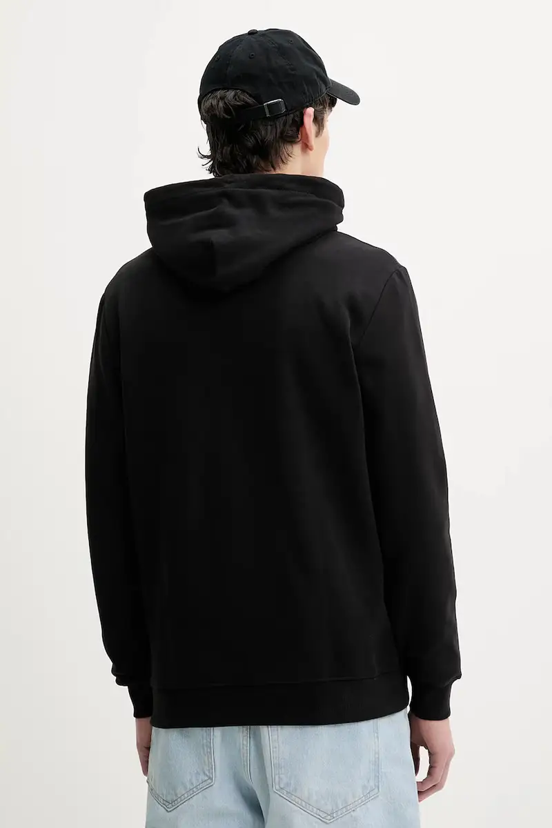 felpa in cotone uomo colore nero con cappuccio DM0DM20847 miniatura 3