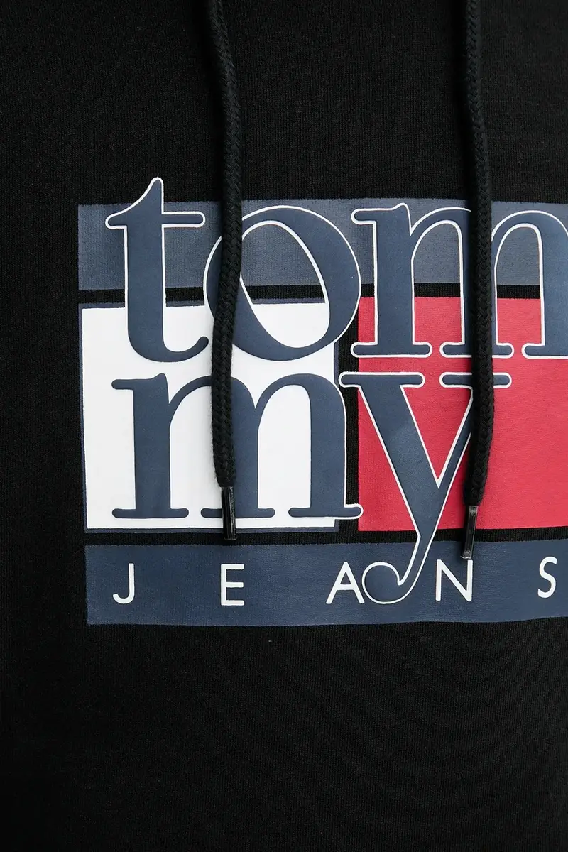 felpa in cotone uomo colore nero con cappuccio DM0DM22092 miniatura 5