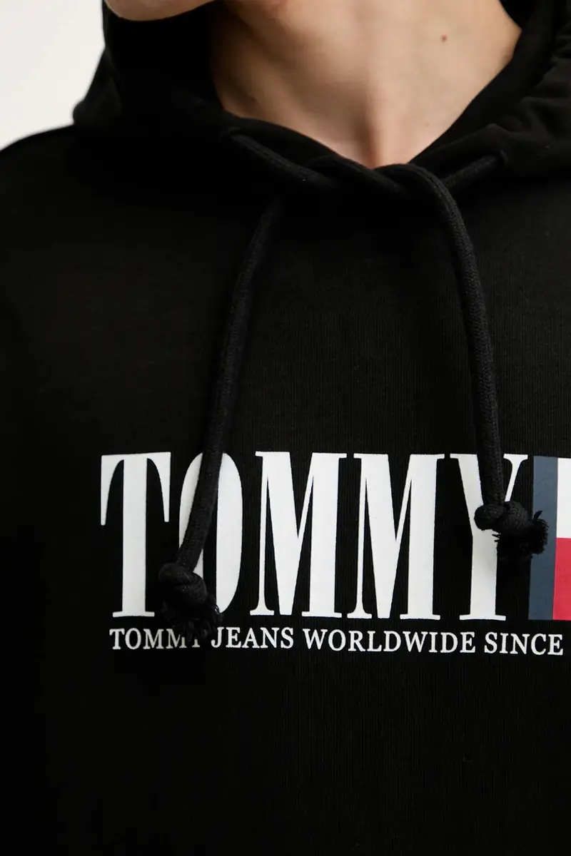 felpa in cotone uomo colore nero con cappuccio DM0DM22144 miniatura 5