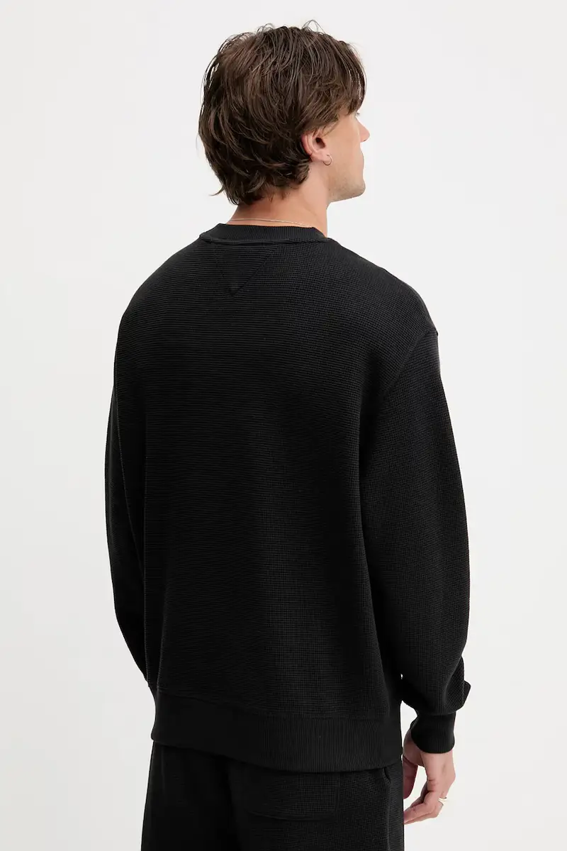 felpa in cotone uomo colore nero DM0DM21622 miniatura 2