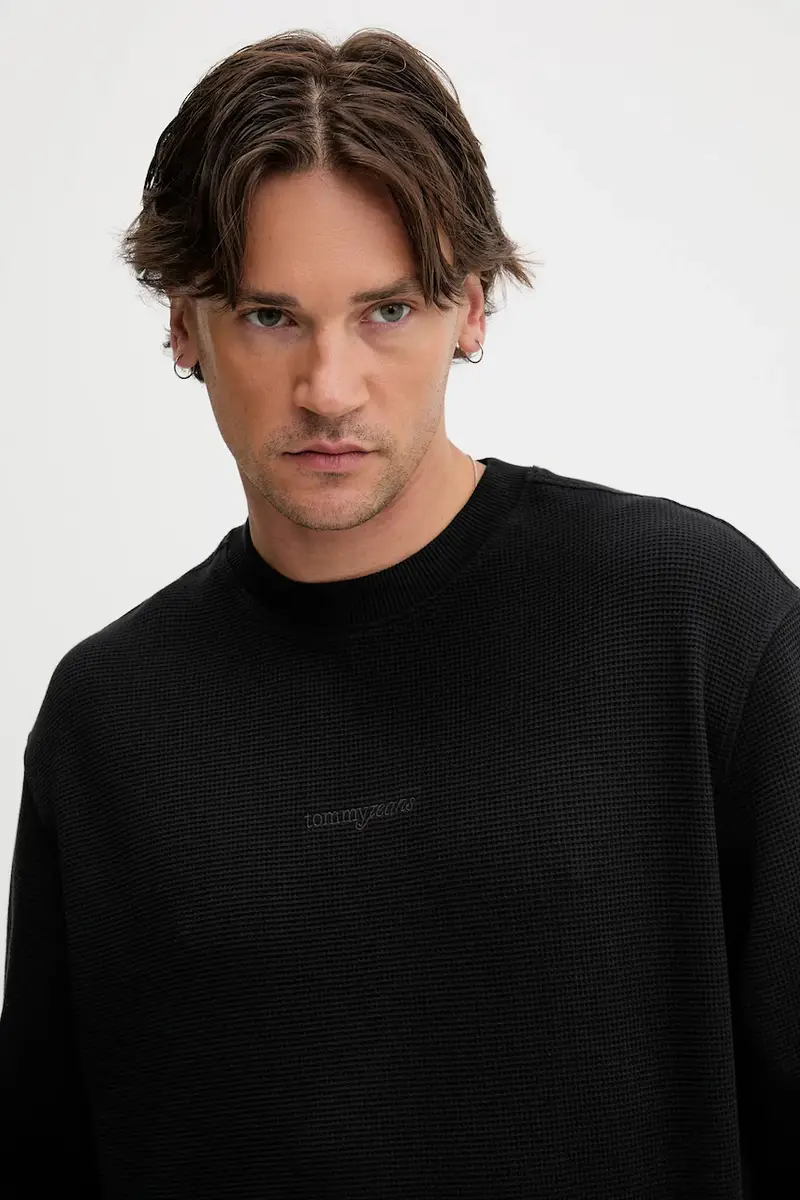 felpa in cotone uomo colore nero DM0DM21622 miniatura 3