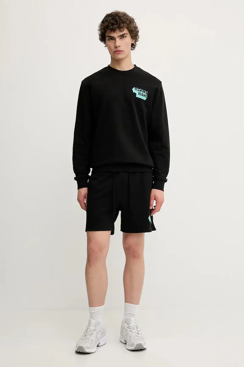 felpa in cotone uomo colore nero DM0DM21640 miniatura 2