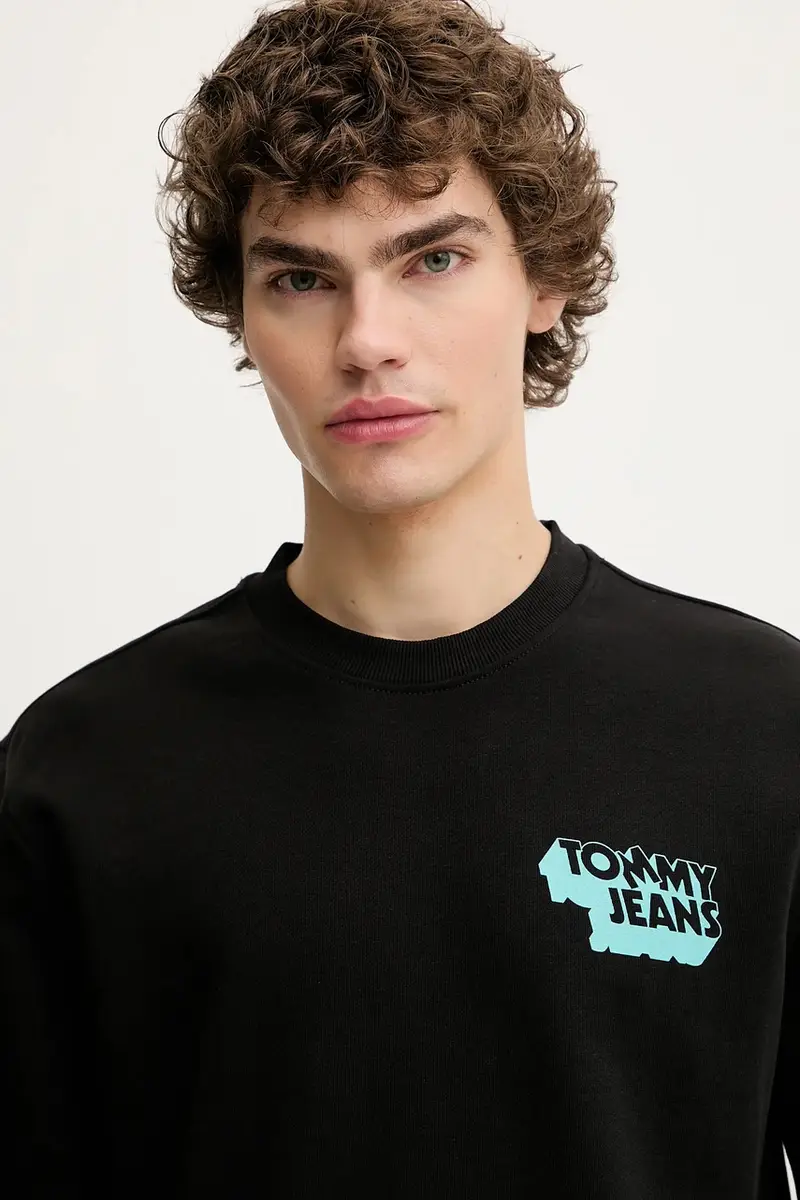 felpa in cotone uomo colore nero DM0DM21640 miniatura 4