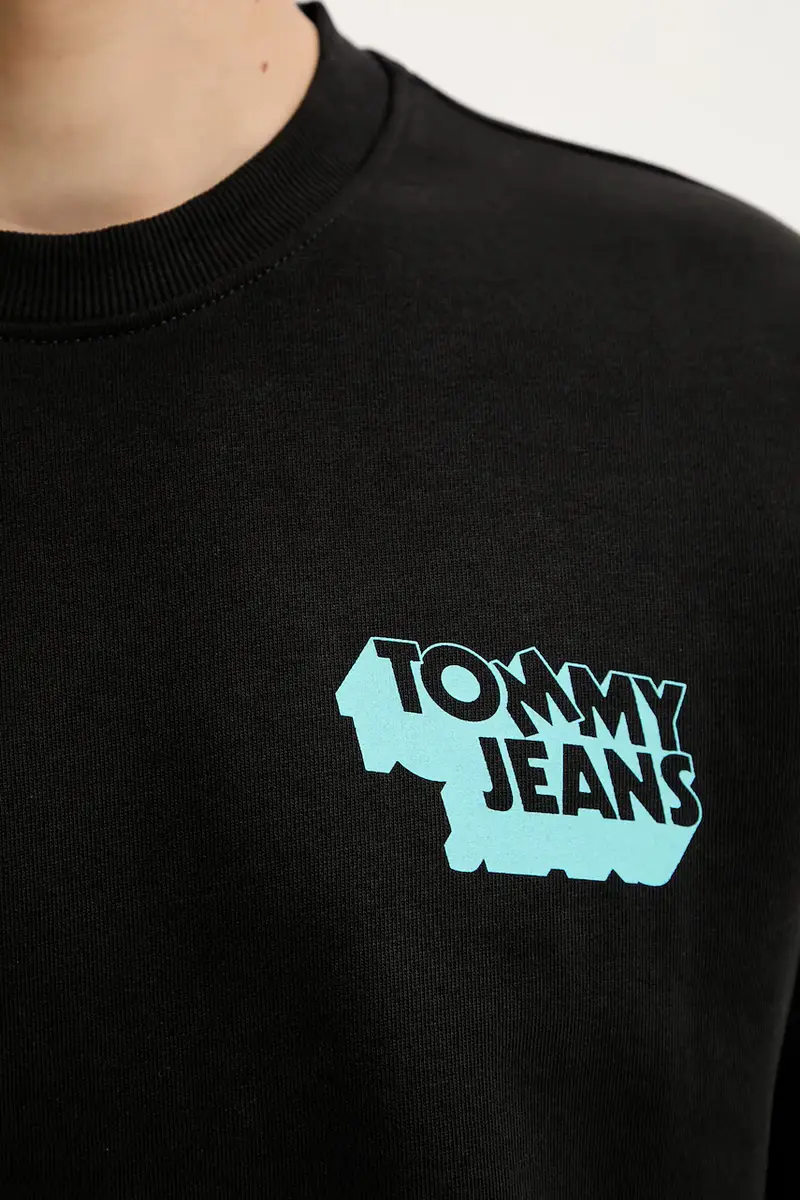 felpa in cotone uomo colore nero DM0DM21640 miniatura 5