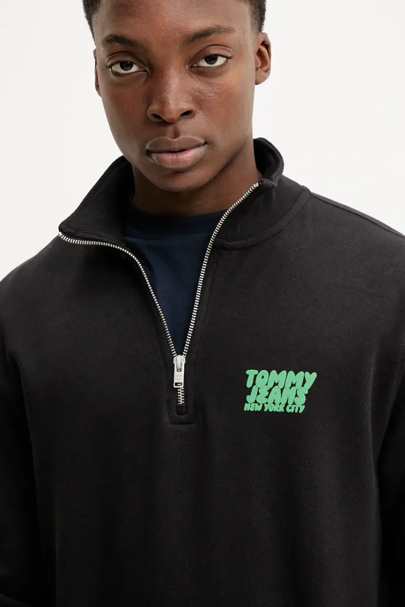 felpa in cotone uomo colore nero DM0DM21865 miniatura 4