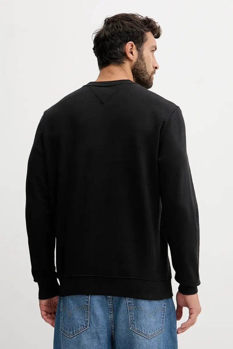 felpa in cotone uomo colore nero DM0DM22093 miniatura 2