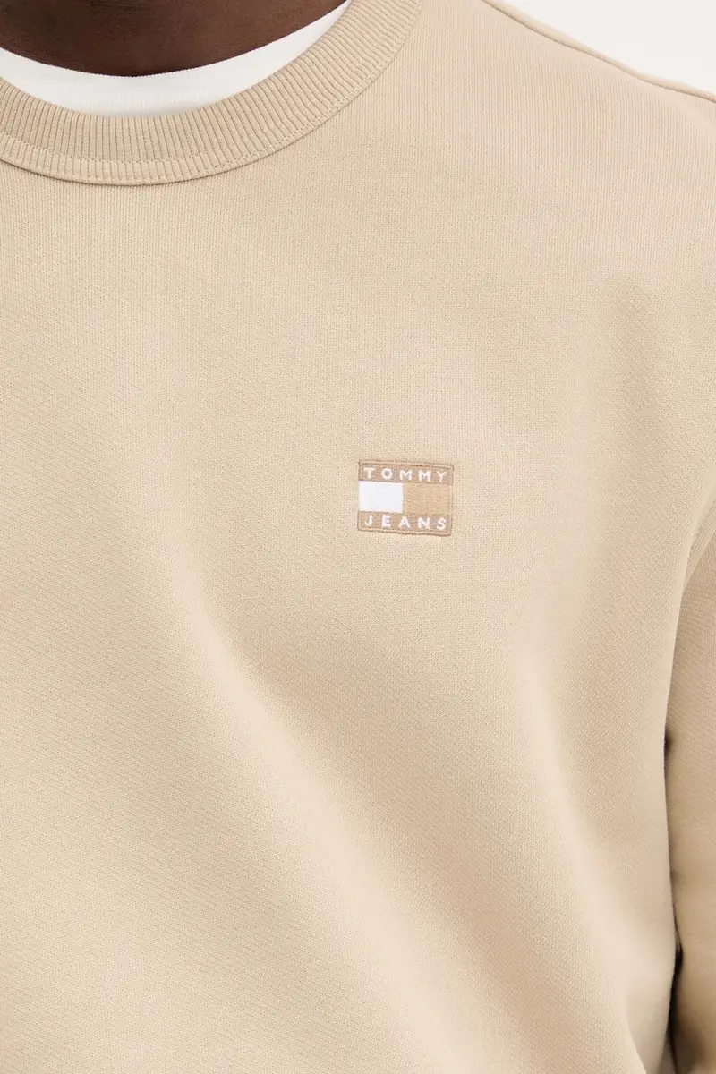 felpa in cotone uomo colore verde con applicazione DM0DM20660 miniatura 4