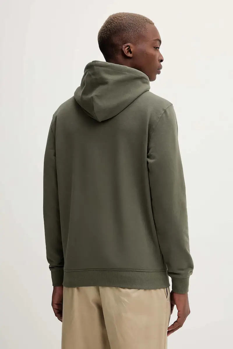 felpa in cotone uomo colore verde con cappuccio DM0DM22113 miniatura 3