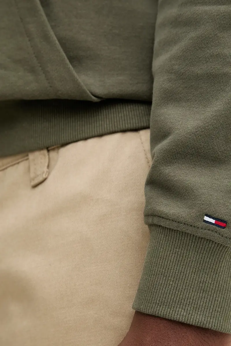 felpa in cotone uomo colore verde con cappuccio DM0DM22113 miniatura 5