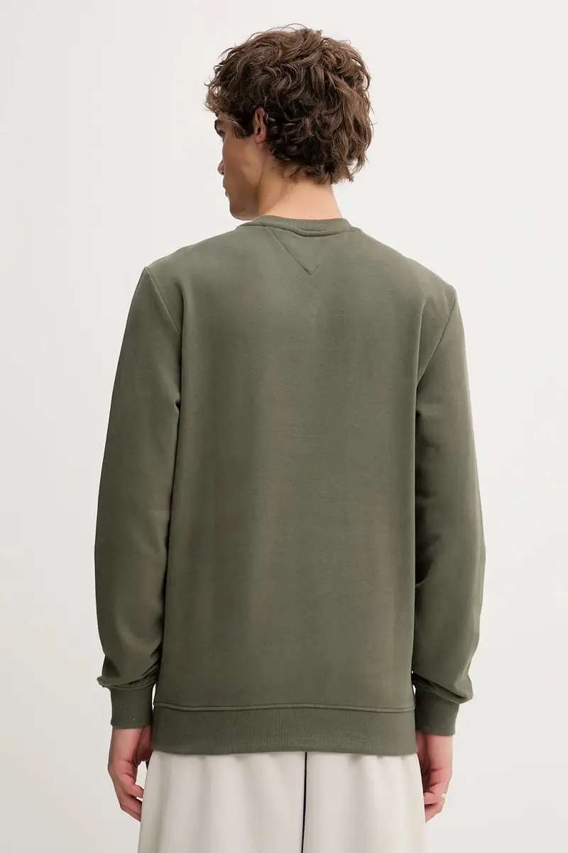 felpa in cotone uomo colore verde DM0DM22093 miniatura 3