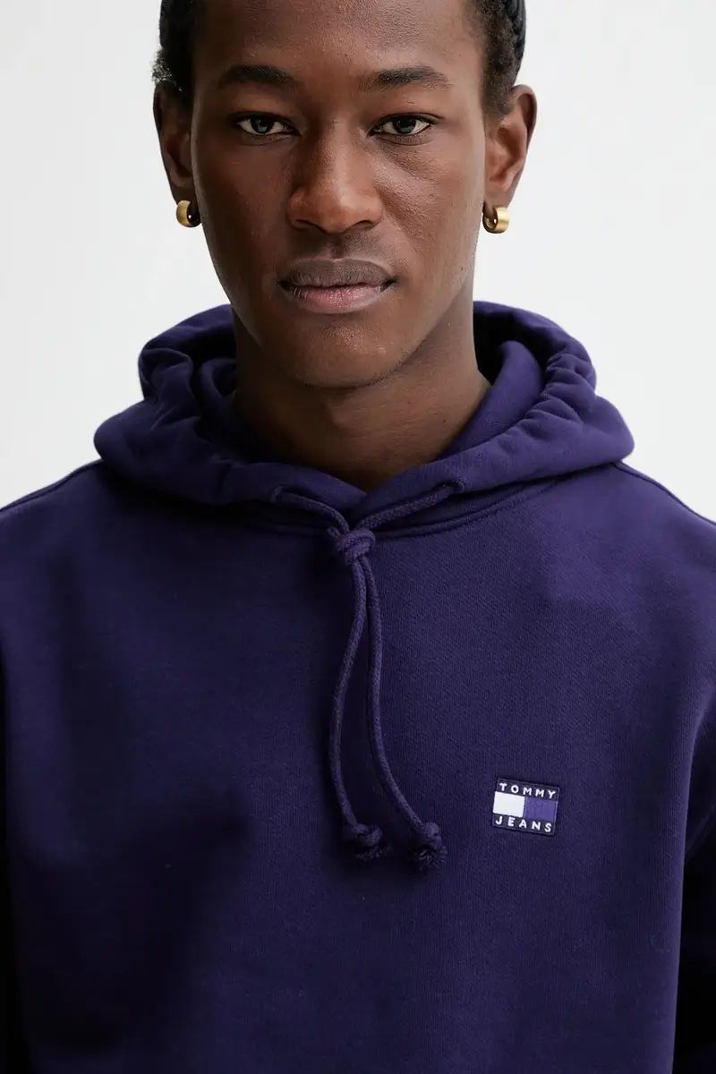 felpa in cotone uomo colore violetto DM0DM20258 miniatura 4