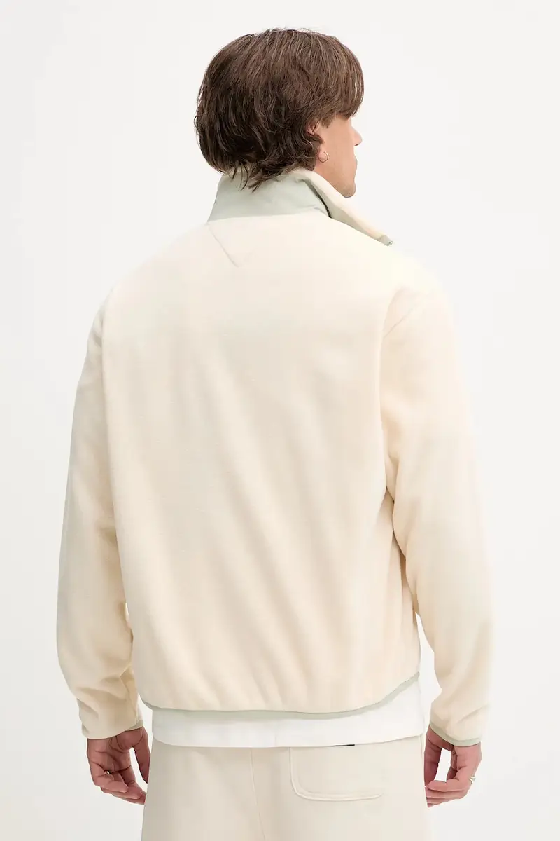 felpa in pile uomo colore beige con applicazione DM0DM21906 miniatura 3