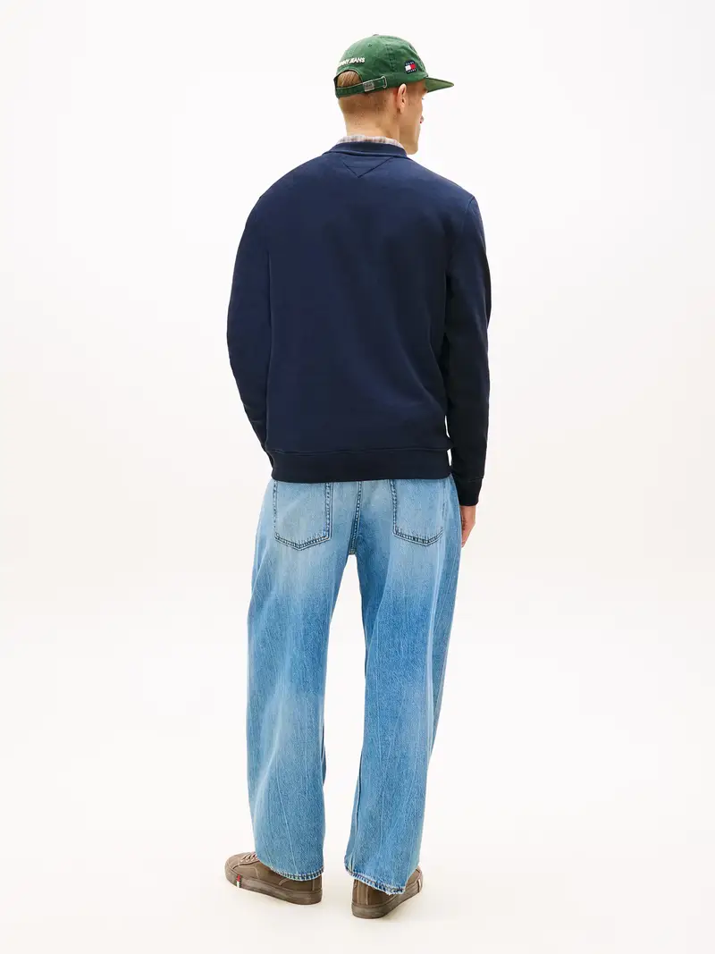 Felpa marino / bianco miniatura 3