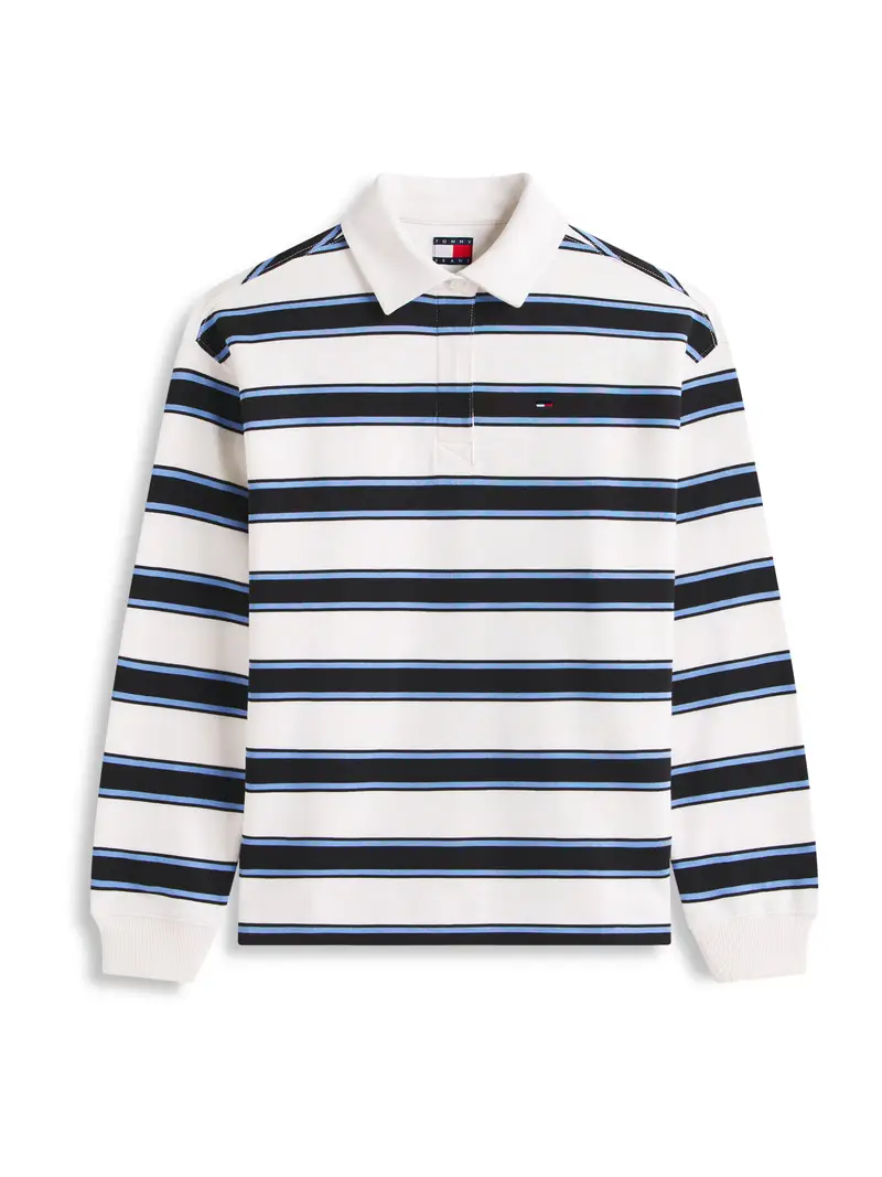 Felpa marino / blu chiaro / bianco