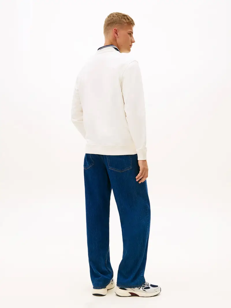 Felpa marino / rosso / bianco miniatura 3