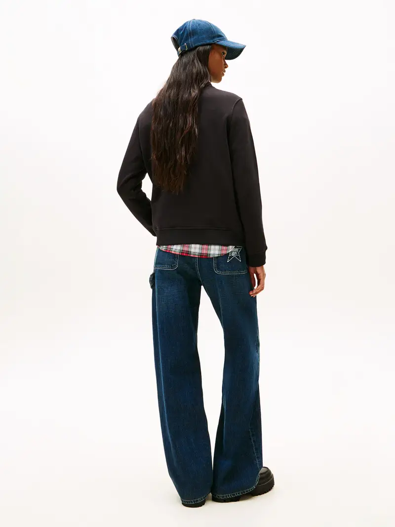 Felpa navy / mirtillo / nero / bianco miniatura 3